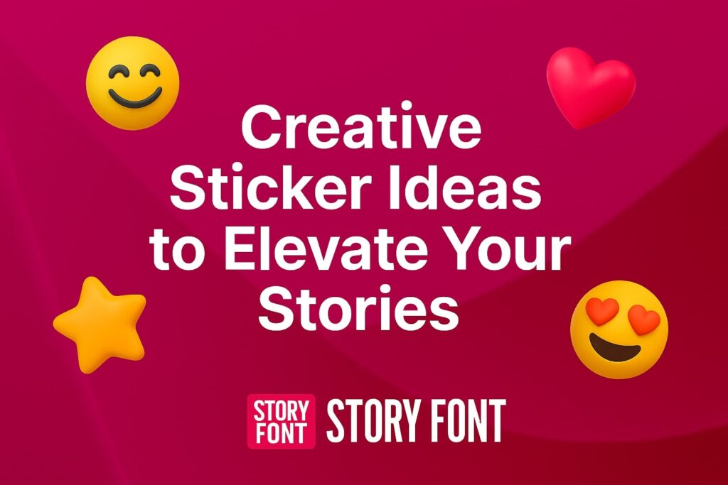 Instagram sticker idea