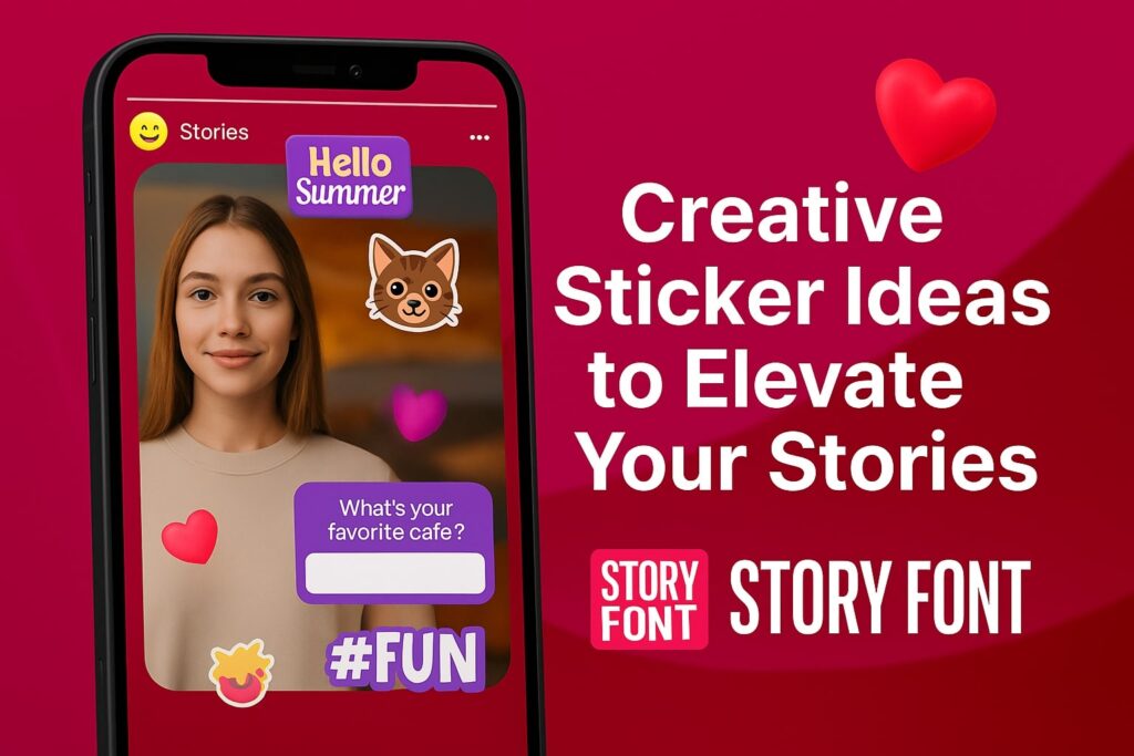 cute instagram story sticker and GIf